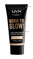 Podkłady do twarzy - NYX Professional Makeup - BORN TO GLOW - NATURALLY RADIANT FOUNDATION - Rozświetlający podkład do twarzy - NATURAL - miniaturka - grafika 1