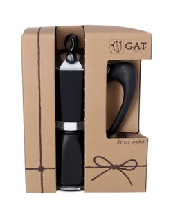 G.A.T Kawiarka GAT Fashion Black Induction 6 filiżanek 10735-uniw - Zaparzacze i kawiarki - miniaturka - grafika 1