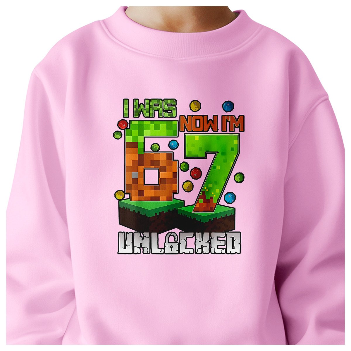 BLUZA DZIECIĘCA 67 SIX SEVEN VIRAL DLA CHŁOPCA DZIEWCZYNKI 104