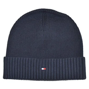 Czapka zimowa Tommy Hilfiger Essential Flag Beanie - AM0AM10337-DW6 - Czapki i chusty sportowe męskie - miniaturka - grafika 1