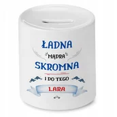 Skarbonki - Skarbonka 330 ml Dla Lidii Córki Dziecka Prezent z Nadrukiem ze Zdjęciem + Opakowanie na prezent (wzór 02) - miniaturka - grafika 1