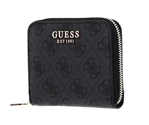 GUESS Laurel SLG Phone Cro, Torba damska, Coal Logo, Taglia Unica