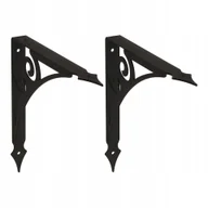 Zawiasy, okucia i inne akcesoria - Wspornik półki MP15 Gamet, czarny strukturalny - miniaturka - grafika 1