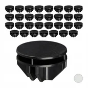 Zawiasy, okucia i inne akcesoria - Łączniki do regału modułowego 40 szt. czarne - miniaturka - grafika 1