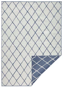 bougari Dywanik do łazienki Malaga Niebieski w kolorze kremowym-& Outdoor (103119-120x170) - Dywany - miniaturka - grafika 1