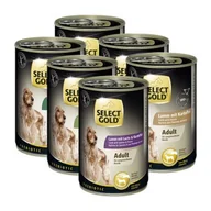 Mokra karma dla psów - SELECT GOLD Sensitive Adult Zestaw Mieszany 6x400g Opakowanie mieszane 2 - miniaturka - grafika 1