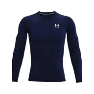 Koszulki sportowe męskie - Koszulka męska Under Armour HeatGear Comp LS Midnight Blue M - miniaturka - grafika 1