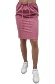 Spódnice - Spódnica medyczna brudny róż casual premium roz. M - miniaturka - grafika 1