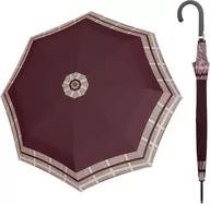 Parasole - Parasol długi Doppler Fiber Flex Long AC Timeless Hahnentritt Red - miniaturka - grafika 1