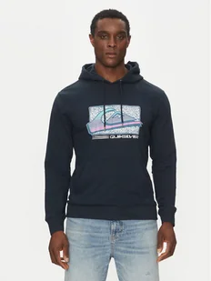 Quiksilver Bluza EQYFT05094 Granatowy Regular Fit - Bluzy męskie - miniaturka - grafika 1