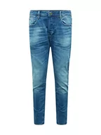 Spodnie męskie - G-STAR RAW Spodnie męskie Rovic Zip 3D Straight Tapered Jeans, niebieski (Authentic Faded Blue B631-a817), 35W x 34L - miniaturka - grafika 1