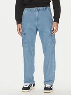Spodnie męskie - Vans Jeansy VN000HANCDX1 Niebieski Regular Fit - miniaturka - grafika 1