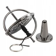 Zabawki sensoryczne - METALOWY ŻYROSKOP SAMOBALANSUJĄCY ANTYGRAWITACYJNY CZARNY - miniaturka - grafika 1