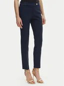 Spodnie damskie - Rinascimento Spodnie materiałowe CFC0128638003 Granatowy Slim Fit - miniaturka - grafika 1
