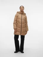 Kurtki damskie - Vero Moda Płaszcz przejściowy w kolorze jasnobrązowym - miniaturka - grafika 1