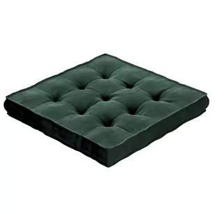 Dekoria.pl Dekoria.pl Siedzisko Kuba na krzesło ciemny zielony 40 × 40 × 6 cm Velvet 210-704-25 - Poduszki na krzesła - miniaturka - grafika 1