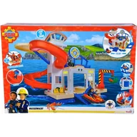 Tory, garaże, parkingi - SIMBA Strażak Sam Stacja Oceaniczna Ratownicza Remiza Figurka Ponton - miniaturka - grafika 1
