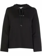 Bluzy damskie - Calvin Klein czarna bluza damska z kapturem, Rozmiar XL - miniaturka - grafika 1