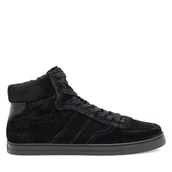 Botki męskie - Trzewiki Gino Rossi OTSEGO-55 MI08 Czarny - miniaturka - grafika 1