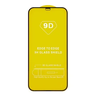 TelForceOne Szkło hartowane 9D do iPhone 13 Mini 5.4" czarna ramka - Szkła hartowane na telefon - miniaturka - grafika 1