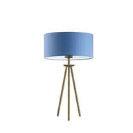 Lampy stojące - Lampka nocna LED do pokoju dziecka ALTA z niebieskim abażurem - miniaturka - grafika 1