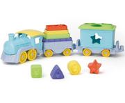 Sortery dla dzieci - Pociąg z klockami sorter Green Toys - miniaturka - grafika 1
