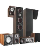 Głośniki i kolumny - Zestaw głośników Dali Oberon 9/1/Vokal/Sub E-12 F/Alteco C1, Kolor: Black Satin - miniaturka - grafika 1