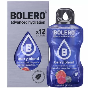 BOLERO STICKS 12 SZASZET BERRY BLEND JAGODA MALINA - Zdrowa żywność - miniaturka - grafika 2