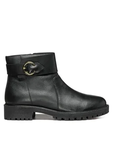 Geox Botki D Hoara D46FTB 04643 C9999 Czarny - Botki damskie - miniaturka - grafika 1