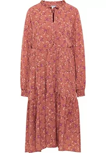 usha BLACK LABEL Damska sukienka bluzkowa qisha, różowa, wielokolorowa, L, Różowy, wielokolorowy, L - Sukienki - miniaturka - grafika 1