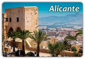 Magnesy - HISZPANIA - ALICANTE - Panorama - Magnes na lodówkę - miniaturka - grafika 1
