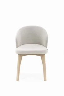 Flavio 5 krzesło tapicerowane szare nogi dąb sonoma - Krzesła - miniaturka - grafika 1