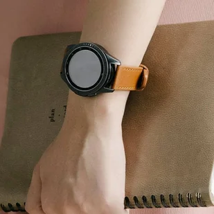 Ringke Leather One Classic skórzana bransoleta opaska pasek do zegarka smartwatch Samsung Galaxy Watch 3 41 mm brązowy (COM-B-20-21) - Akcesoria do smartwatchy - miniaturka - grafika 5