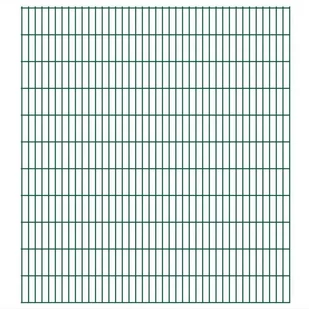 vidaXL Panele ogrodzeniowe 2D - 2008x2230 mm 20 m Zielone - Ogrodzenia - miniaturka - grafika 1