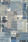 Dywany - Dywan wełniany do salonu CANENS Niebieski ISFAHAN-160x240 cm - miniaturka - grafika 1