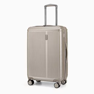 Średnia walizka PUCCINI GENEVA PC033B 6C Szampańska - Walizki - miniaturka - grafika 1