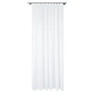 Firany - Firanka z taśmą DIANA 290 x 260 cm biała - miniaturka - grafika 1