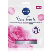 Maseczki do twarzy - Nivea Rose Touch - Nawilżająca maska w płachcie z organiczną wodą różaną 29ml - miniaturka - grafika 1