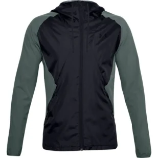 Męska kurtka treningowa UNDER ARMOUR STRETCH-WOVEN HOODED JACKET - Kurtki i kamizelki sportowe męskie - miniaturka - grafika 1