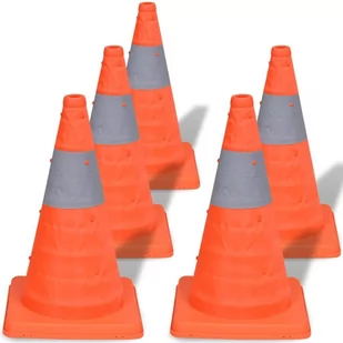 vidaXL vidaXL Rozkładane pachołki drogowe 42 cm - Wyposażenie miejsc publicznych - miniaturka - grafika 1