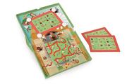 Układanki dla dzieci - Scratch, magnetyczna układanka - 18 kart zadań Labirynt Ogród - miniaturka - grafika 1