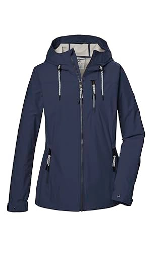 G.I.G.A. DX Damska kurtka softshellowa/kurtka outdoorowa z kapturem GS 74 WMN SFTSHLL JCKT, granatowa, 48, 43052-000