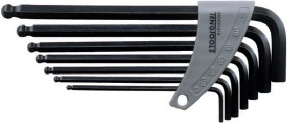 Teng Tools Zestaw kluczy imbusowych hex typ L 1/8 - 3/8