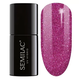 Semilac UV LAKIER HYBRYDOWY PLATINIUM 7 ML NR 258 INTENSE PINK - Lakiery hybrydowe - miniaturka - grafika 1