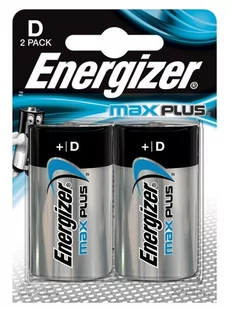 Energizer Bateria Max Plus, D, LR20, 1,5V, 2szt. EN-423358 - Baterie i akcesoria - miniaturka - grafika 1