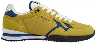 Sneakersy męskie - Pepe Jeans Męskie sneakersy Holland Divided, ŻÓŁTY, 43 EU - grafika 1