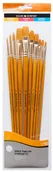 Pędzle - Daler Rowney KOMPLET 10 SYNTETYCZNYCH PĘDZLI DO AKRYLI I OLEJU SIMPLY DALER ROWN - miniaturka - grafika 1
