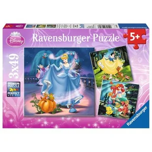 Ravensburger Księżniczki puzzle 49 elementów - Puzzle - miniaturka - grafika 1