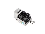 Kable komputerowe i do monitorów - LANBERG Moduł keystone RJ-45/LSA FTP Kat.5e 90° LANBERG - miniaturka - grafika 1