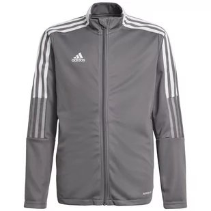 Adidas, Bluza dziecięca, Tiro 21 Track Jacket Junior GM7311, szary - Bluzy dla dziewczynek - miniaturka - grafika 1